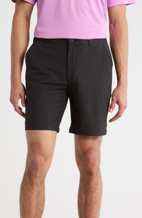Greg Norman Classic Flat Front Golf Shorts in Black at Nordstrom Rack, Size 34