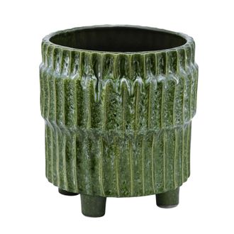 Schubiger M&ouml;bel Pflanzengef&auml;ss &Uuml;bertopf Linee Gr&uuml;n H: 2 cm
