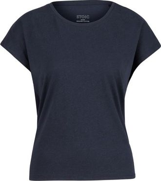 Stoic Hemp30 UtbySt. Loose Tee T-Shirt f&uuml;r Damen | blau