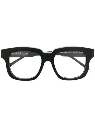 Kuboraum Mask K25 square-frame glasses - unisex - Acetate - One Size - Black