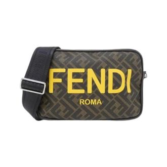 Fendi Pre-owned Camera Case Coated Canvas Shoulder Bag - Dames - Pre-owned - Bruin - Maat: ONE Size