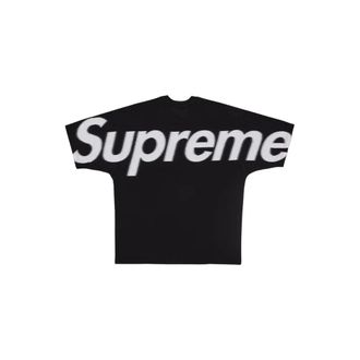 SUPREME T-Shirts, male, Black, Size: XL Intarsia Black Streetwear Top