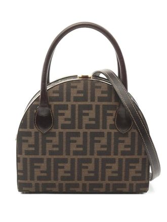 Fendi 2000s Zucca tote bag - women - Canvas/Leather - One Size - Brown
