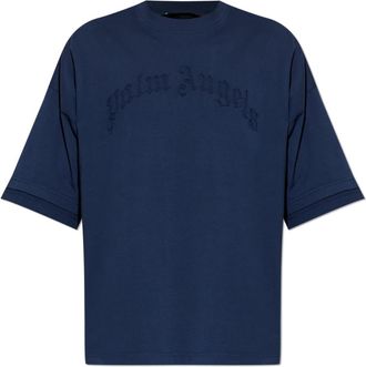 Palm Angels T-Shirts - Heren - T-shirts - Blauw - S - Tops