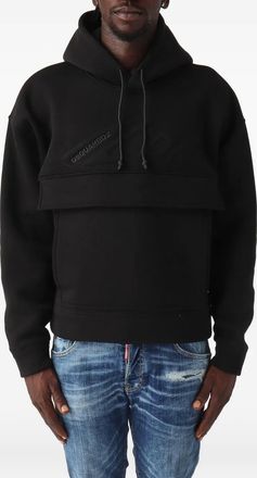 Dsquared2 Felpa con ricamo logo - Nero