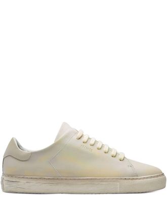 Axel Arigato Clean 90 leather sneakers - men - Leather/Polyester/Polyurethane/Polyamide/Rubber/Recycled Rubber/Leather - 47 - Neutrals
