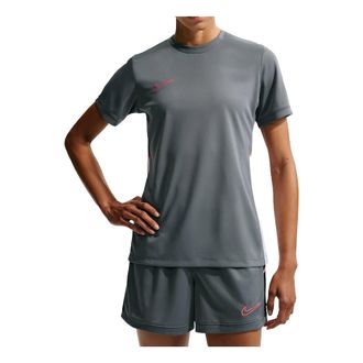 Nike (WMNS) Nike Academy Dri-FIT T-Shirt Smoke Grey White Hot Punch HM0815-084