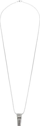 Rick Owens Messing Ketting met Hanger - Dames - Kettingen - Wit - ONE Size - Accessoires