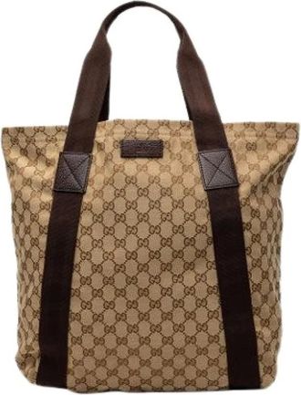 Gucci Bolso Tote Pre-owned - Pre-owned - Mujer - Beige - ONE SIZE