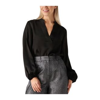 Amaya Amsterdam Dames Blouses Violet - Dames - Blouses & Shirts - Zwart - Maat: S