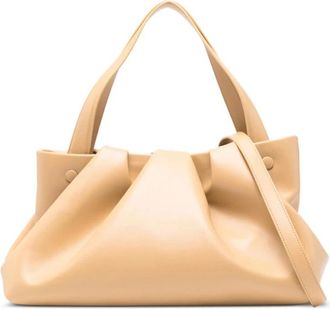 Themoir&egrave; Gathered Top Handle Bag - Dames - Handtassen - Beige - ONE Size - Tassen