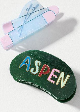 Frasier Sterling Ski Hair Claws, Set of 2