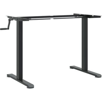 vidaXL Vidaxl - Standing Desk Frame Black (94-135)x60x(70-114) cm Steel