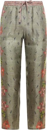 Pierre-Louis Mascia Broeken, Dames, Groen, L, Aloe Broeken Silk