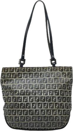 Fendi Pre-owned Tote Bags, female, Multicolor, Size: ONE SIZE Pre-owned Canvas Tote Bag