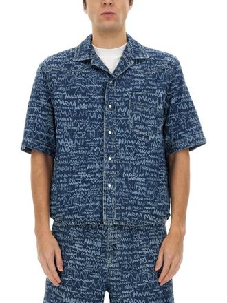 Marni Denim Regular Logo Shirt