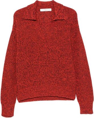 Tela Beni Marl-knit V-neck Sweater
