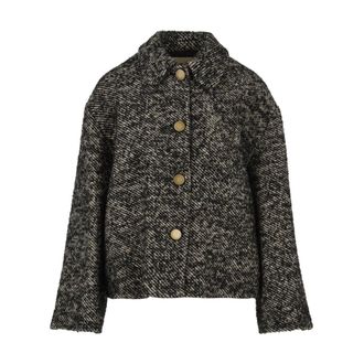 L'autre Chose Zwarte Jas voor Vrouwen - Dames - Zomerjassen - Zwart - S - Jassen