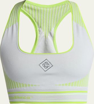Casablanca Seamless Racerback Sports Bra