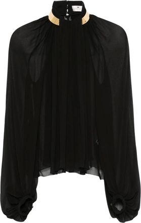 Elisabetta Franchi Mujer, Blusas y Camisas, Negro, Talla: M