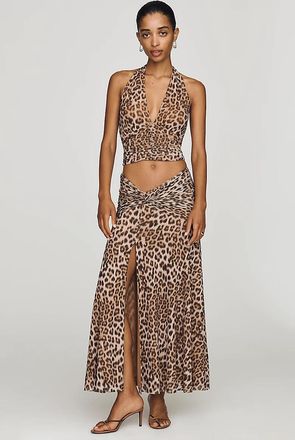 Bardot Elera Mesh Midi Skirt