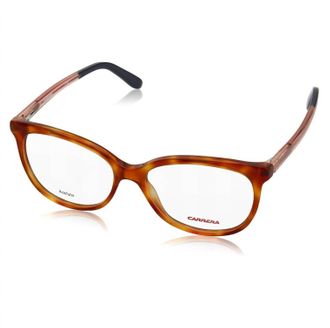 Carrera Womens Ca6648 Rectangular Eyeglasses In Light Tortoise Pink