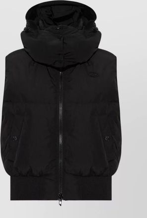 Diesel down hooded parka coat