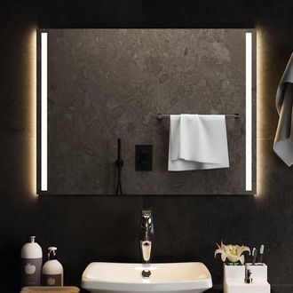 vidaXL Espejo De Ba&ntilde;o Con Led 80x60 Cm Vidaxl