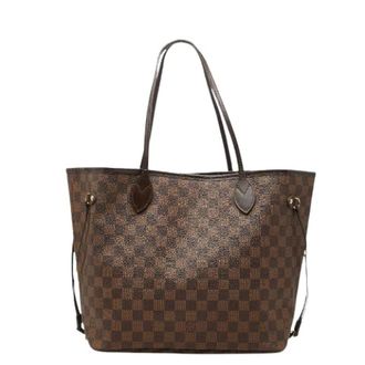 Louis Vuitton Pre-owned Tote Bags, female, Brown, Size: ONE SIZE Pre-owned Neverfull MM Damier Tote Bag