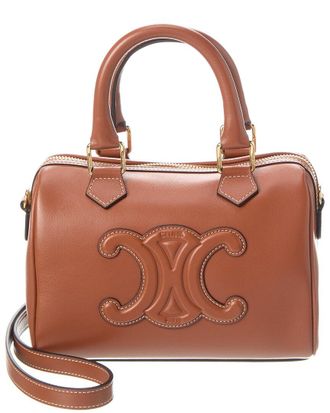 Celine Celine Boston Small Leather Shoulder Bag