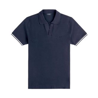 Fay Polo Shirts, male, Blue, Size: 2XL Fay T-shirts and Polos Blue