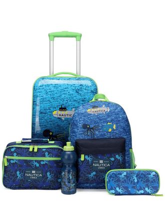 Nautica Kids 18 Back To School Carry-On 5Pc Luggage Set