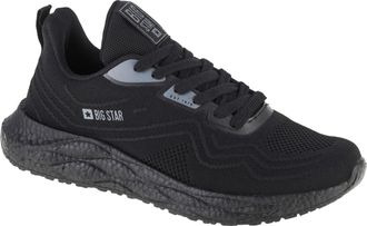 Bigstar Heren Logo Laaggesneden Trainers (Zwart)