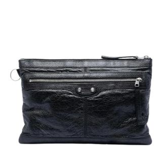 Balenciaga Pre-owned Leather Clutch - - Pre-owned - Donna - Nero - ONE SIZE