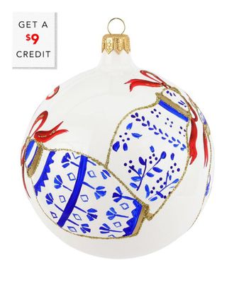 Vietri Vietri Ornaments Ginger Jars Ornament With $9 Credit