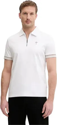 Joop Tops, Heren, Wit, S, Katoen, Logo Poloshirt