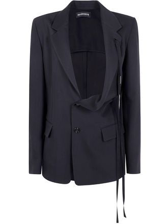 Ann Demeulemeester Disa Light Asymmetric Deconstructed Jacket