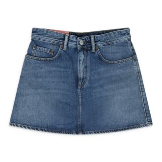 Acne Studios BLUE DENIM MINI SKIRT