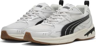 Puma Heren Milenio Tech Leather Lage Sportschoenen (Lichte/donkere tandvleesrand)