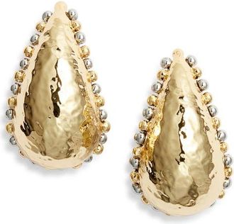Kenneth Jay Lane Teardrop Earrings in Gold at Nordstrom