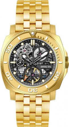 Invicta IN-69465 Mens Sea Hunter Watch - Gold - One Size