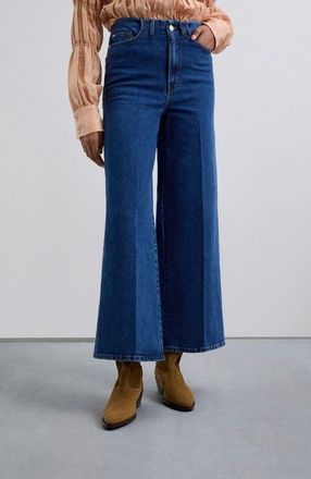 Scalpers Culotte Denim in Indigo at Nordstrom, Size 34 Eu