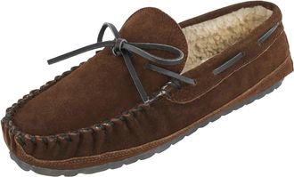 Minnetonka Mens 4155 Casey Low-Top Slippers, Brown (Chocolate), 10 UK
