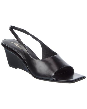 3.1 Phillip Lim Laura Leather Slingback Wedge Sandal