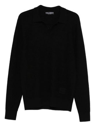 Dolce & Gabbana polo-neck sweater - Black