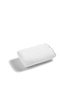 Christy Scallop Edge Luxury Turkish Cotton Hand Towels in Matcha at Nordstrom