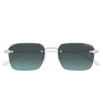 Montblanc Sunglasses Mb0456 S 002 Silver/Grey Men