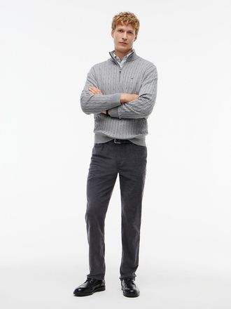 Tommy Hilfiger Mens Stretch Corduroy 5-Pocket Pant - Washed Black - 29W x 30L