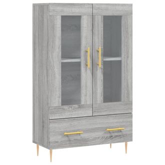 Berkfield Home Highboard Grey Sonoma 69.5x31x115 cm Engineered Wood
