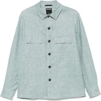 Ermenegildo Zegna Giacca-camicia Alba - Blu